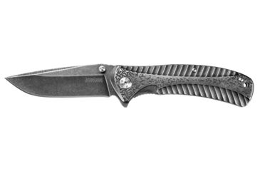 Image of Kershaw Starter Folding Knife,3.4in, Blackwash Steel Handle 1301BW
