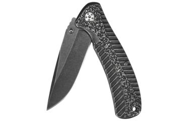 Image of Kershaw Starter Folding Knife,3.4in, Blackwash Steel Handle 1301BW