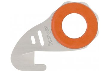 Image of Kershaw Zipit, Orange Rubber Insert Finger Hole, Plain K2520OR
