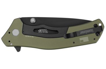 Image of Kershaw Knockout, OD Aluminum Handle, Black Plain K1870OLBLK