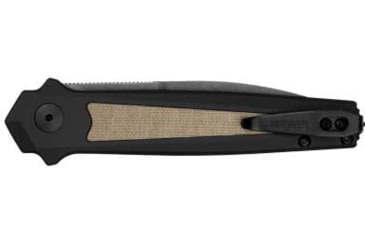 Image of Kershaw Launch 15 Automatic Folding Knife, 3.75in, CPM MagnaCut, Spear Point Blade,Black Oxide BlackWash Finish, Tan/Black Handle, 7950