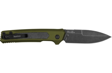Image of Kershaw Launch 22 Automatic Folding Knife, 3.45in, CPM MagnaCut Steel, Spear Point Blade, Aluminum, OD Green Handle, 7205