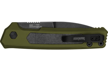 Image of Kershaw Launch 22 Automatic Folding Knife, 3.45in, CPM MagnaCut Steel, Spear Point Blade, Aluminum, OD Green Handle, 7205