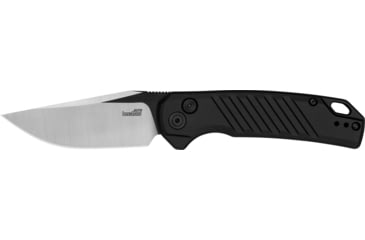 Image of Kershaw Launch 23 Automatic Folding Knife, 3.30in, CPM 154, Trailing Point Blade, Aluminum, Black Handle, 7305