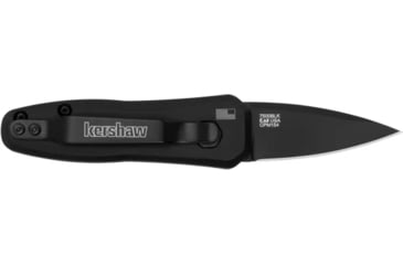 Image of Kershaw Launch 4 Automatic Folding Knife, 1.9in CPM 154 Spear Point Blade, Cerakote Finish, Black Aluminum Handle, 7500BLK