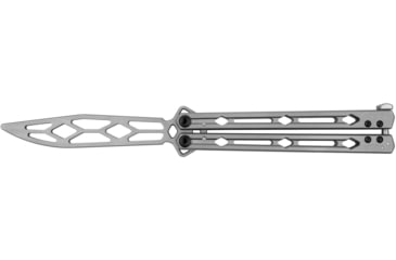Image of Kershaw Lucha - Trainer Knife, 4.6in, 14C28N Stainless Steel Blade, Silver Handle, 5150TR