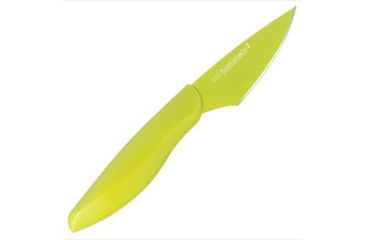 Image of Kershaw PK2 Paring, 3.5 in., Light Green Handle,Blade, w/Sheath KAB5068