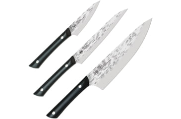Image of Kershaw Professional Kitchen Set Kitchen Knives, Black, HTS0370