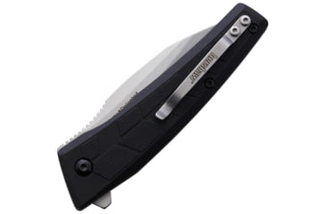 Image of Kershaw Rhetoric Linerlock Assisted Opening Folding Knife, 3 in, Stainless Steel, Drop Point, Glass-Filled Nylon, Black Handle, 1342X