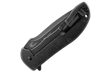 Image of Kershaw Scrambler, Black G-10/Stainless Handle, Blackwash Plain K3890BW