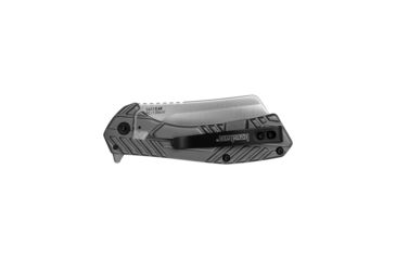 Image of Kershaw Static Folding Knife, 2.8in Cleaver Blade, 8Cr13MoV Steel, Stainless Steel Handle 3445
