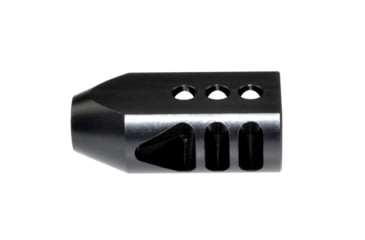 Image of Kexuan 1/2x28 Competition Grade Muzzle Brake for AR-15, Steel with Black Phosphate Finish, MZ-07-01-B