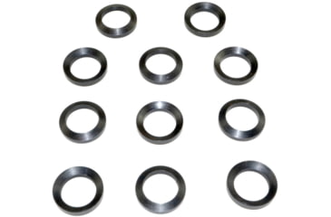 Image of Kexuan .450 Bushmaster Crush Washer Set, 10 Piece, 11/16x24, Silver, MZCW06S-10