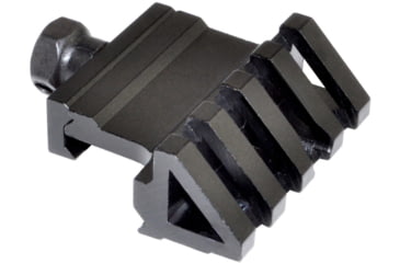 Image of Kexuan 46 Degree Offset Picatinny 4 Slot Rail Mount, Black, 1.77, MOFAR
