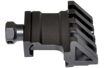 Image of Kexuan 46 Degree Offset Picatinny 4 Slot Rail Mount, Black, 1.77, MOFAR