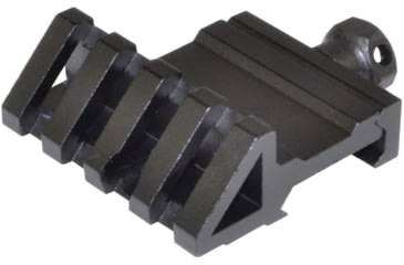 Image of Kexuan 46 Degree Offset Picatinny 4 Slot Rail Mount, Black, 1.77, MOFAR