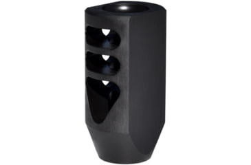 Image of Kexuan .450 Bushmaster Competition Grade Muzzle Brake, 11/16x24, Steel, Black, MZ-07-07-B