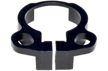 Image of Kexuan Aluminum Receiver End Plate w/Dual Sling Clip Type Adapters for .223/5.56/.308 Buffer Tubes, Black, ABTA13