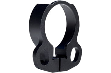 Image of Kexuan Aluminum Receiver End Plate w/Dual Sling Clip Type Adapters for .223/5.56/.308 Buffer Tubes, Black, ABTA13