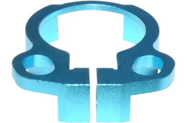 Image of Kexuan Aluminum Receiver End Plate w/Dual Sling Clip Type Adapters for .223/5.56/.308 Buffer Tubes, Blue, ABTA13-BL