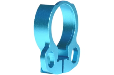 Image of Kexuan Aluminum Receiver End Plate w/Dual Sling Clip Type Adapters for .223/5.56/.308 Buffer Tubes, Blue, ABTA13-BL