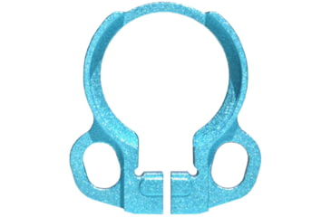 Image of Kexuan Aluminum Receiver End Plate w/Dual Sling Clip Type Adapters for .223/5.56/.308 Buffer Tubes, Blue, ABTA13-BL