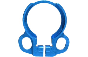 Image of Kexuan Aluminum Receiver End Plate w/Dual Sling Clip Type Adapters for .223/5.56/.308 Buffer Tubes, Dark Blue, ABTA13-DBL