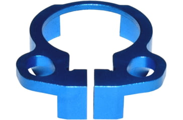 Image of Kexuan Aluminum Receiver End Plate w/Dual Sling Clip Type Adapters for .223/5.56/.308 Buffer Tubes, Dark Blue, ABTA13-DBL