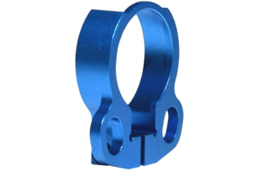 Image of Kexuan Aluminum Receiver End Plate w/Dual Sling Clip Type Adapters for .223/5.56/.308 Buffer Tubes, Dark Blue, ABTA13-DBL