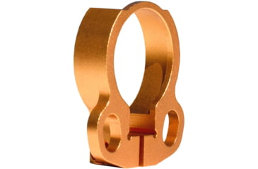 Image of Kexuan Aluminum Receiver End Plate w/Dual Sling Clip Type Adapters for .223/5.56/.308 Buffer Tubes, Golden Orange, ABTA13-GD