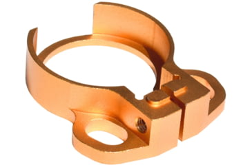 Image of Kexuan Aluminum Receiver End Plate w/Dual Sling Clip Type Adapters for .223/5.56/.308 Buffer Tubes, Golden Orange, ABTA13-GD