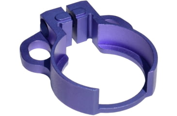 Image of Kexuan Aluminum Receiver End Plate w/Dual Sling Clip Type Adapters for .223/5.56/.308 Buffer Tubes, Purple, ABTA13-PUR