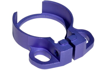 Image of Kexuan Aluminum Receiver End Plate w/Dual Sling Clip Type Adapters for .223/5.56/.308 Buffer Tubes, Purple, ABTA13-PUR