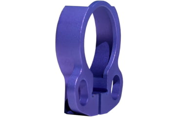 Image of Kexuan Aluminum Receiver End Plate w/Dual Sling Clip Type Adapters for .223/5.56/.308 Buffer Tubes, Purple, ABTA13-PUR