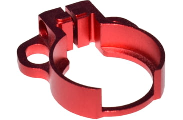 Image of Kexuan Aluminum Receiver End Plate w/Dual Sling Clip Type Adapters for .223/5.56/.308 Buffer Tubes, Red, ABTA13-R