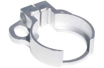 Image of Kexuan Aluminum Receiver End Plate w/Dual Sling Clip Type Adapters for .223/5.56/.308 Buffer Tubes, Silver, ABTA13-S
