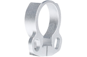 Image of Kexuan Aluminum Receiver End Plate w/Dual Sling Clip Type Adapters for .223/5.56/.308 Buffer Tubes, Silver, ABTA13-S