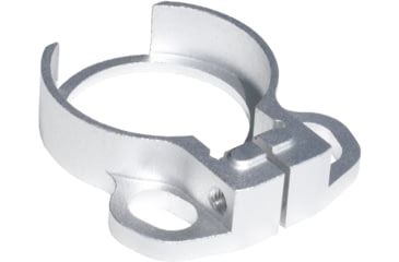 Image of Kexuan Aluminum Receiver End Plate w/Dual Sling Clip Type Adapters for .223/5.56/.308 Buffer Tubes, Silver, ABTA13-S