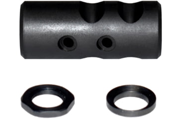 Image of Kexuan .308 Short Muzzle Brake, 5/8x24, Black, MZ-01S-02-B