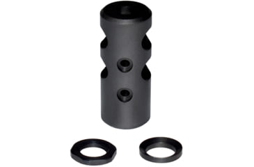 Image of Kexuan .308 Short Muzzle Brake, 5/8x24, Black, MZ-01S-02-B