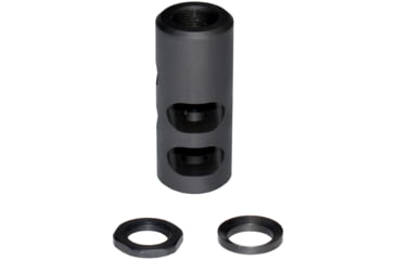 Image of Kexuan .308 Short Muzzle Brake, 5/8x24, Black, MZ-01S-02-B