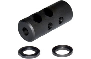 Image of Kexuan .308 Short Muzzle Brake, 5/8x24, Black, MZ-01S-02-B