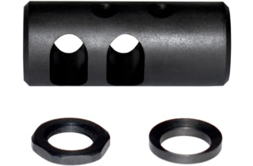 Image of Kexuan .308 Short Muzzle Brake, 5/8x24, Black, MZ-01S-02-B