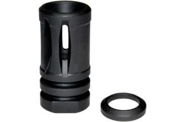 Image of Kexuan 1/2x36 A2 Bird Cage Style Flash Hider, 9mm, Steel, Black, MZ-21-03-B