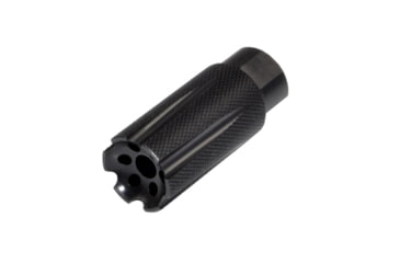 Image of Kexuan Competition Grade Muzzle Brake Recoil Compensator for AR-15 .223/5.56 NATO, 1/2inx28 thread, Steel with Black Knurled Phosphate finish, MZ-08-01-B
