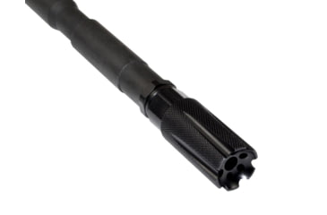 Image of Kexuan Competition Grade Muzzle Brake Recoil Compensator for AR-15 .223/5.56 NATO, 1/2inx28 thread, Steel with Black Knurled Phosphate finish, MZ-08-01-B