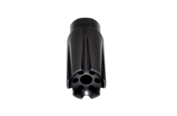 Image of Kexuan Competition Grade Muzzle Brake Recoil Compensator for AR-15 .223/5.56 NATO, 1/2inx28 thread, Steel with Black Knurled Phosphate finish, MZ-08-01-B