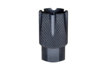 Image of Kexuan Competition Grade Muzzle Brake Recoil Compensator Shorty Style for AR-15, .223, 1/2x28 thread, Steel with Black Knurled Phosphate finish, MZ-08S-01-B