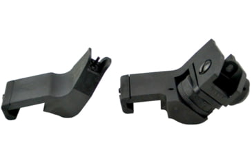 Image of Kexuan Front &amp; Rear 45 Degree Offset Backup Polymer Sights, Black, MAFRS02