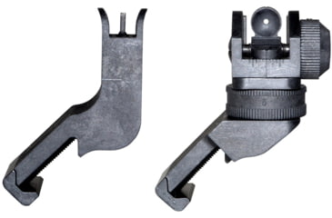 Image of Kexuan Front &amp; Rear 45 Degree Offset Backup Polymer Sights, Black, MAFRS02